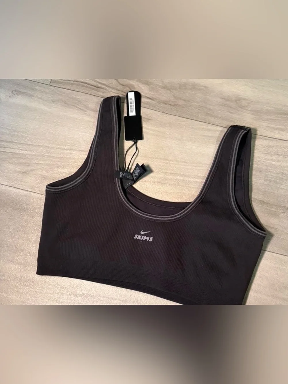 Skims  x Nike ribbed seamless scoop bra